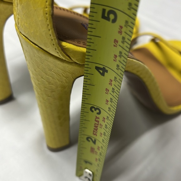 Ralph Lauren purple label woman’s Yellow High Heels size 38 made in Italy. - Picture 6 of 16